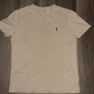 Men's Classic Tan T-Shirt Polo Ralph Lauren